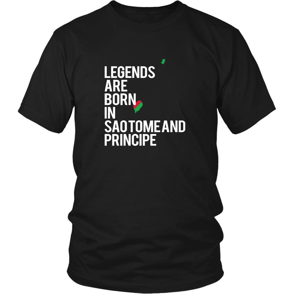 Sao Tome and Principe Shirt - Legends are born in Sao Tome and Principe - National Heritage Gift-T-shirt-Teelime | shirts-hoodies-mugs