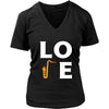 Saxophone - LOVE Saxophone - Music Instrument Shirt-T-shirt-Teelime | shirts-hoodies-mugs