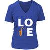 Saxophone - LOVE Saxophone - Music Instrument Shirt-T-shirt-Teelime | shirts-hoodies-mugs