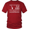 Saxophone Shirt Some Grandpas play bingo, real Grandpas play Saxophone Family Hobby-T-shirt-Teelime | shirts-hoodies-mugs