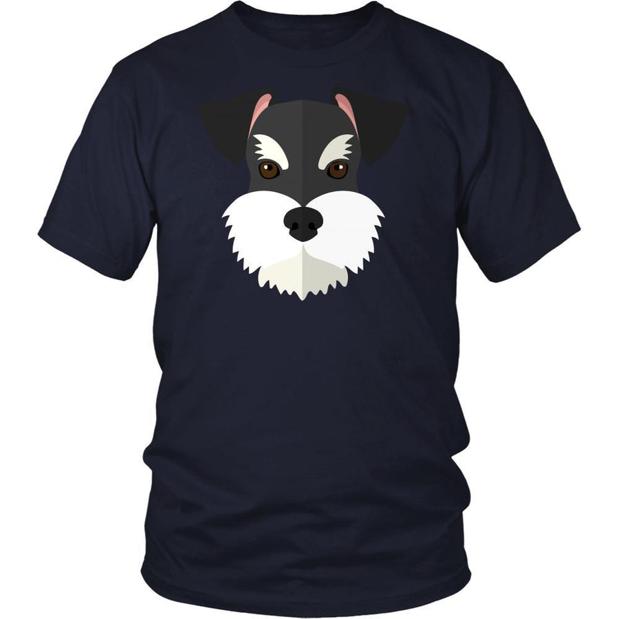 Schnauzer Face - Dog T-shirt