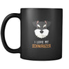 Schnauzer I love my Schnauzer 11oz Black Mug-Drinkware-Teelime | shirts-hoodies-mugs