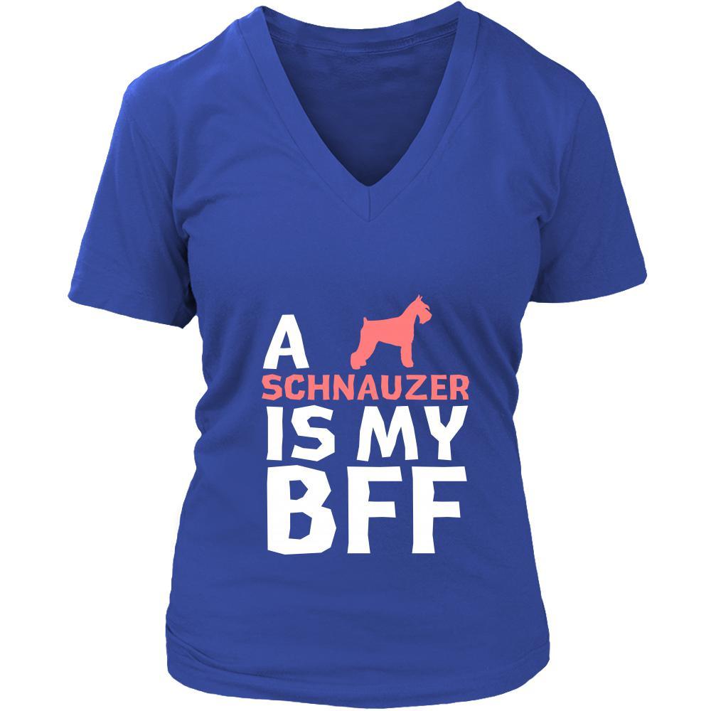 Schnauzer Shirt - a Schnauzer is my bff- Dog Lover Gift-T-shirt-Teelime | shirts-hoodies-mugs