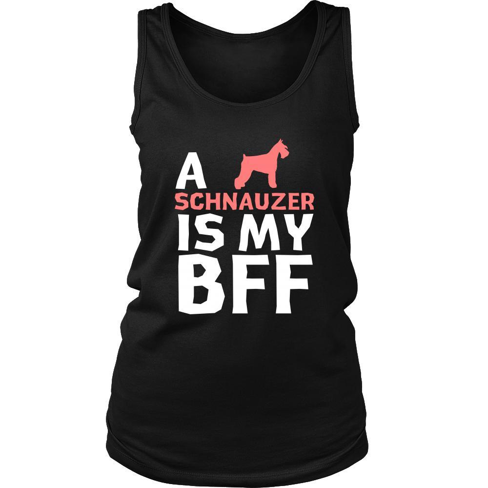 Schnauzer Shirt - a Schnauzer is my bff- Dog Lover Gift-T-shirt-Teelime | shirts-hoodies-mugs