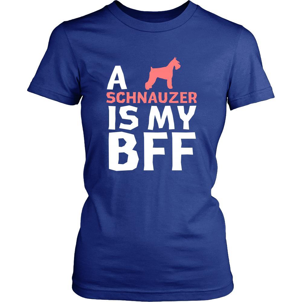 Schnauzer Shirt - a Schnauzer is my bff- Dog Lover Gift-T-shirt-Teelime | shirts-hoodies-mugs