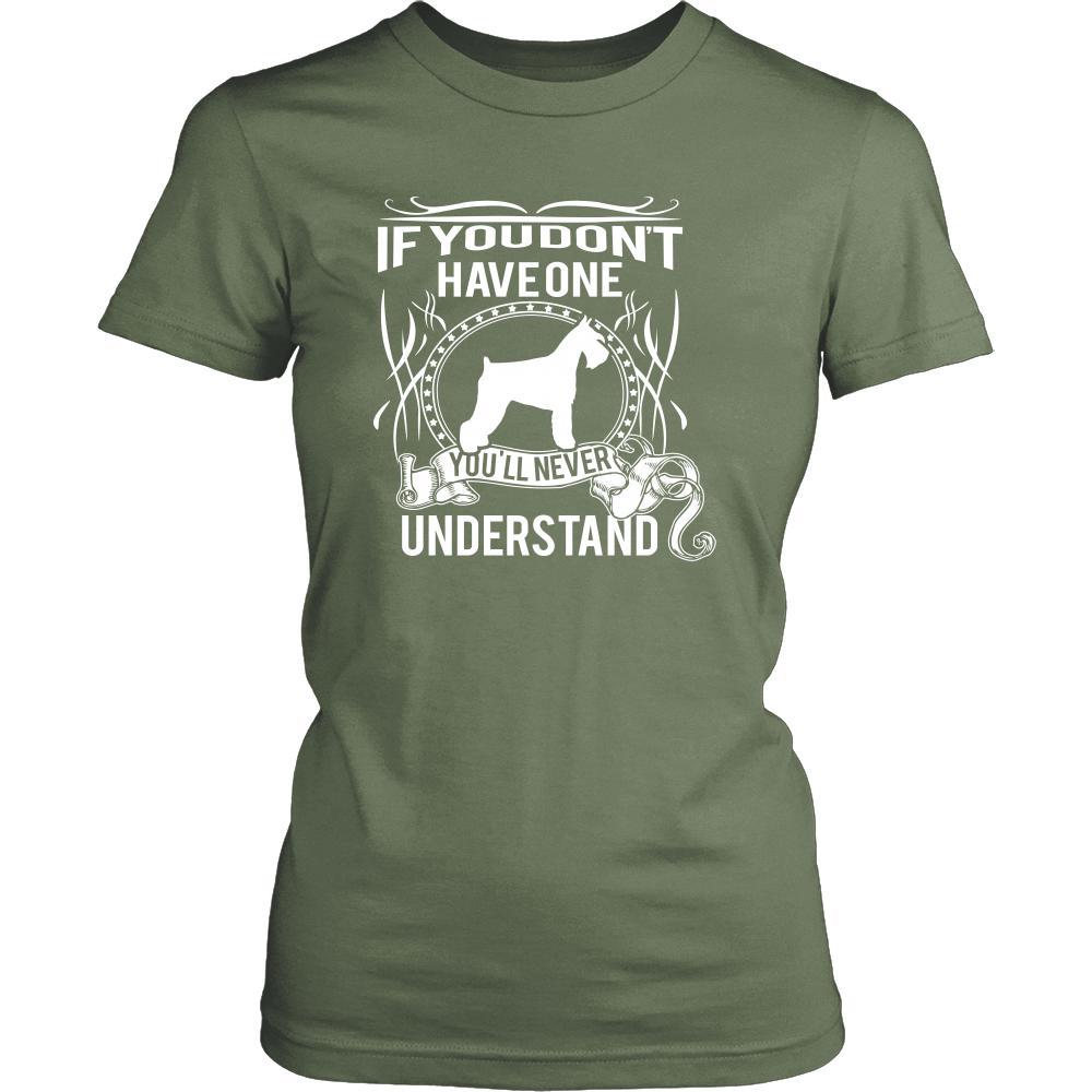 Schnauzer Shirt - If you don't have one you'll never understand- Dog Lover Gift-T-shirt-Teelime | shirts-hoodies-mugs