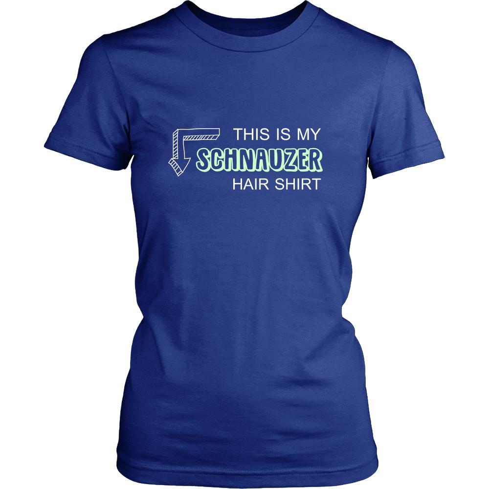 Schnauzer Shirt - This is my Schnauzer hair shirt - Dog Lover Gift-T-shirt-Teelime | shirts-hoodies-mugs