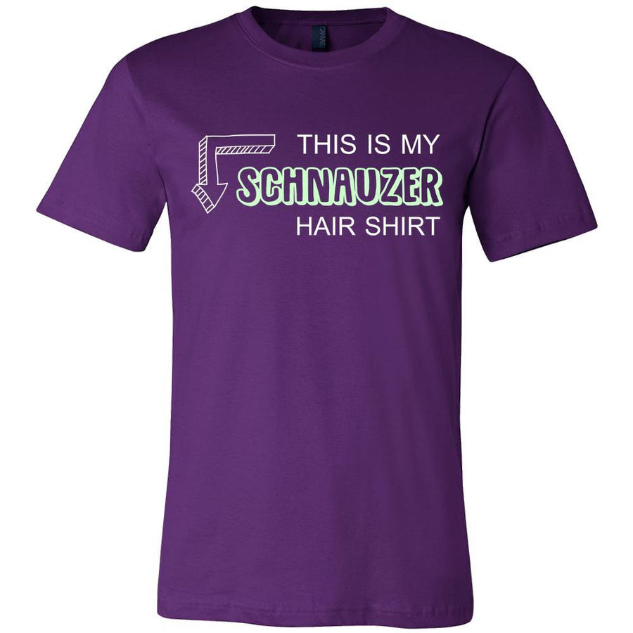 Schnauzer Shirt - This is my Schnauzer hair shirt - Dog Lover Gift