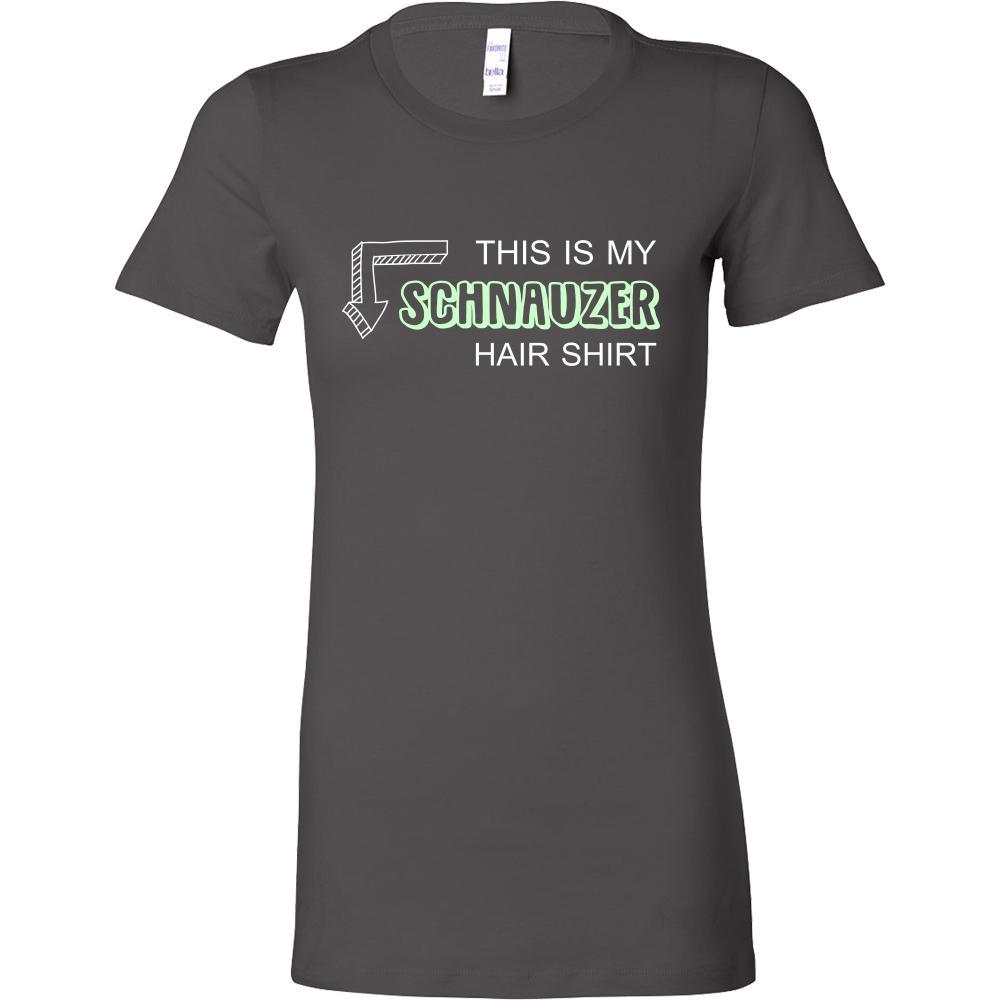Schnauzer Shirt - This is my Schnauzer hair shirt - Dog Lover Gift-T-shirt-Teelime | shirts-hoodies-mugs