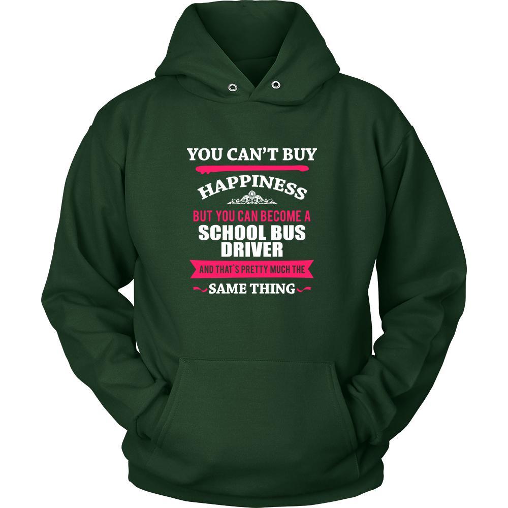 School Bus driver Shirt - You can't buy happiness but you can become a School Bus driver and that's pretty much the same thing Profession-T-shirt-Teelime | shirts-hoodies-mugs