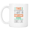 School Psychologist mug - Awesome School Psychologist-Drinkware-Teelime | shirts-hoodies-mugs