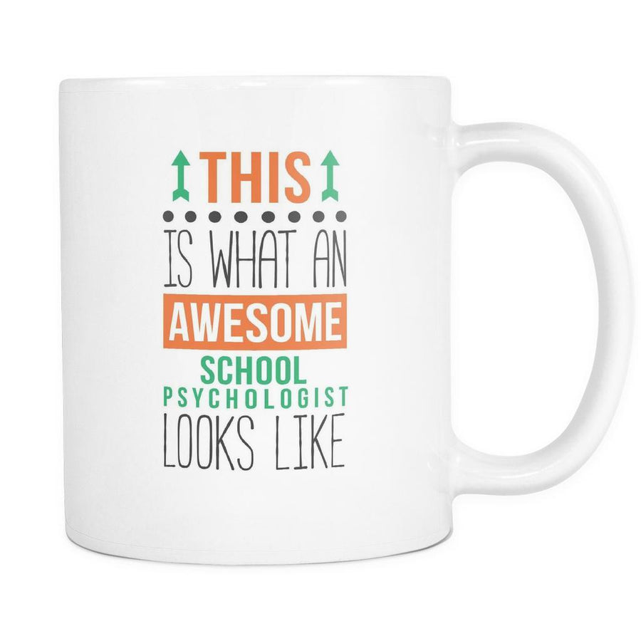 School Psychologist mug - Awesome School Psychologist-Drinkware-Teelime | shirts-hoodies-mugs