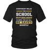 School psychologist Shirt - Everyone relax theSchool psychologist is here, the day will be save shortly - Profession Gift-T-shirt-Teelime | shirts-hoodies-mugs