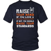 School Psychologist Shirt - Raise your hand if you love School Psychologist, if not raise your standards - Profession Gift-T-shirt-Teelime | shirts-hoodies-mugs