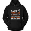 School Psychologist Shirt - Raise your hand if you love School Psychologist, if not raise your standards - Profession Gift-T-shirt-Teelime | shirts-hoodies-mugs