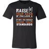 School Psychologist Shirt - Raise your hand if you love School Psychologist, if not raise your standards - Profession Gift-T-shirt-Teelime | shirts-hoodies-mugs