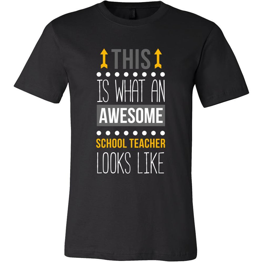 School Teacher Shirt - This is what an awesome School Teacher looks like - Profession Gift-T-shirt-Teelime | shirts-hoodies-mugs