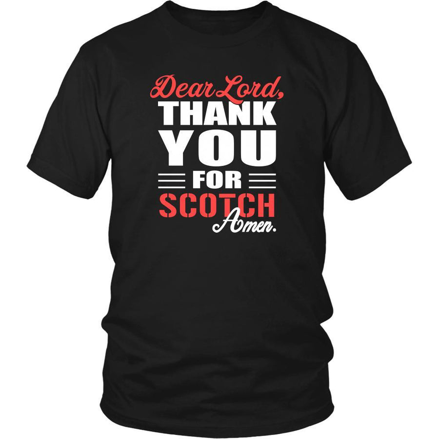 Scotch Shirt - Dear Lord, thank you for Scotch Amen- Drink Lover-T-shirt-Teelime | shirts-hoodies-mugs
