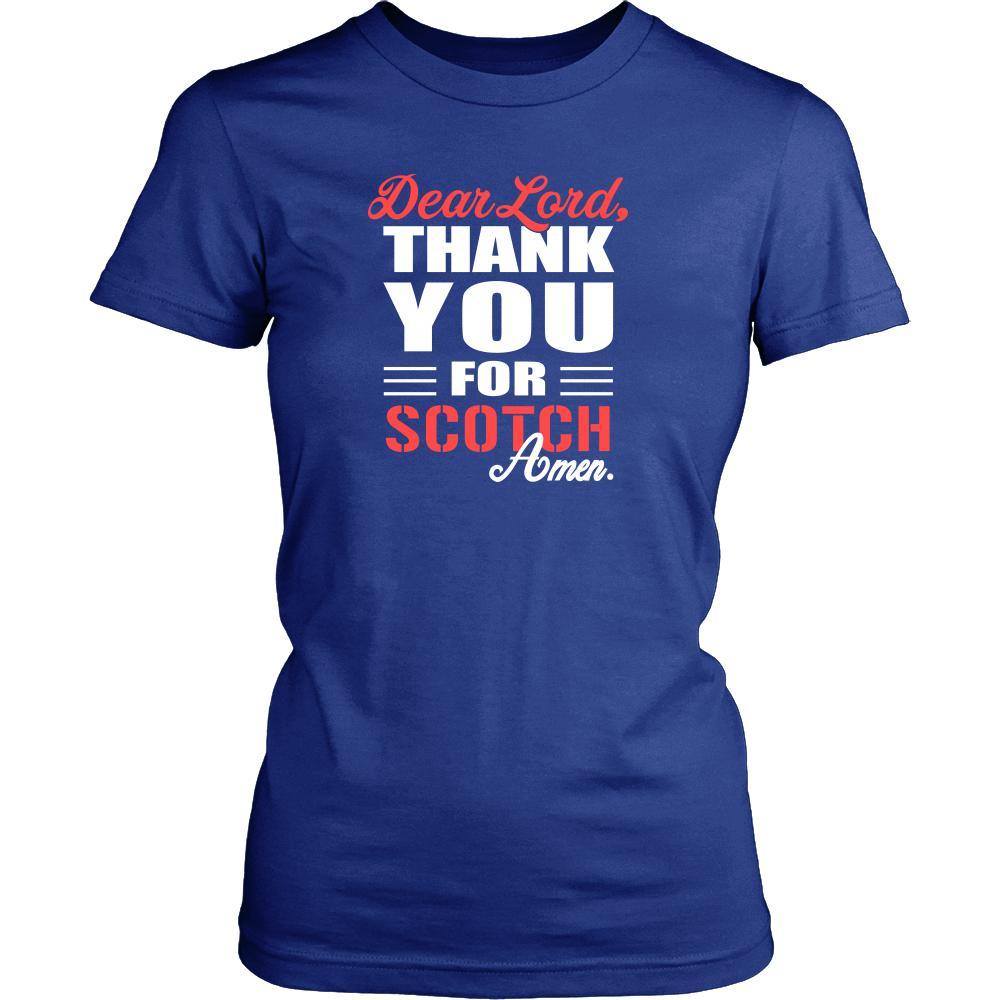 Scotch Shirt - Dear Lord, thank you for Scotch Amen- Drink Lover-T-shirt-Teelime | shirts-hoodies-mugs