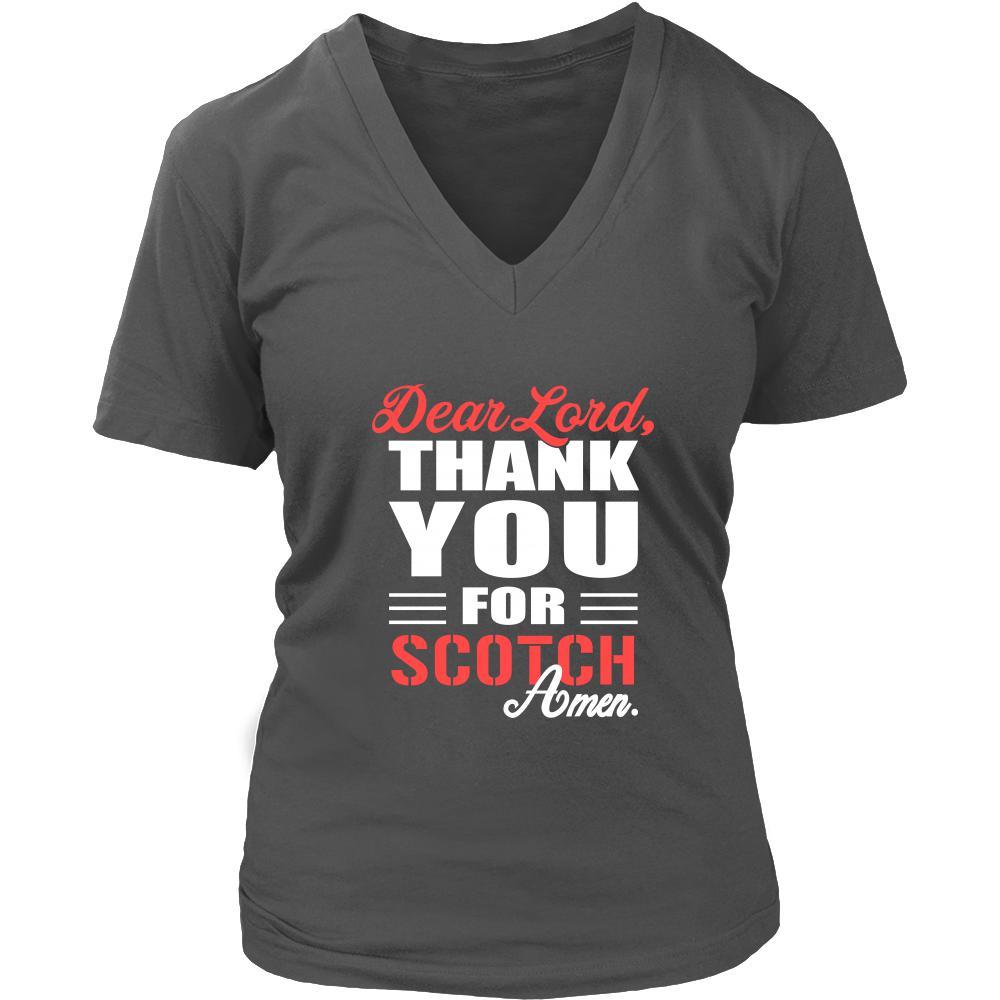 Scotch Shirt - Dear Lord, thank you for Scotch Amen- Drink Lover-T-shirt-Teelime | shirts-hoodies-mugs