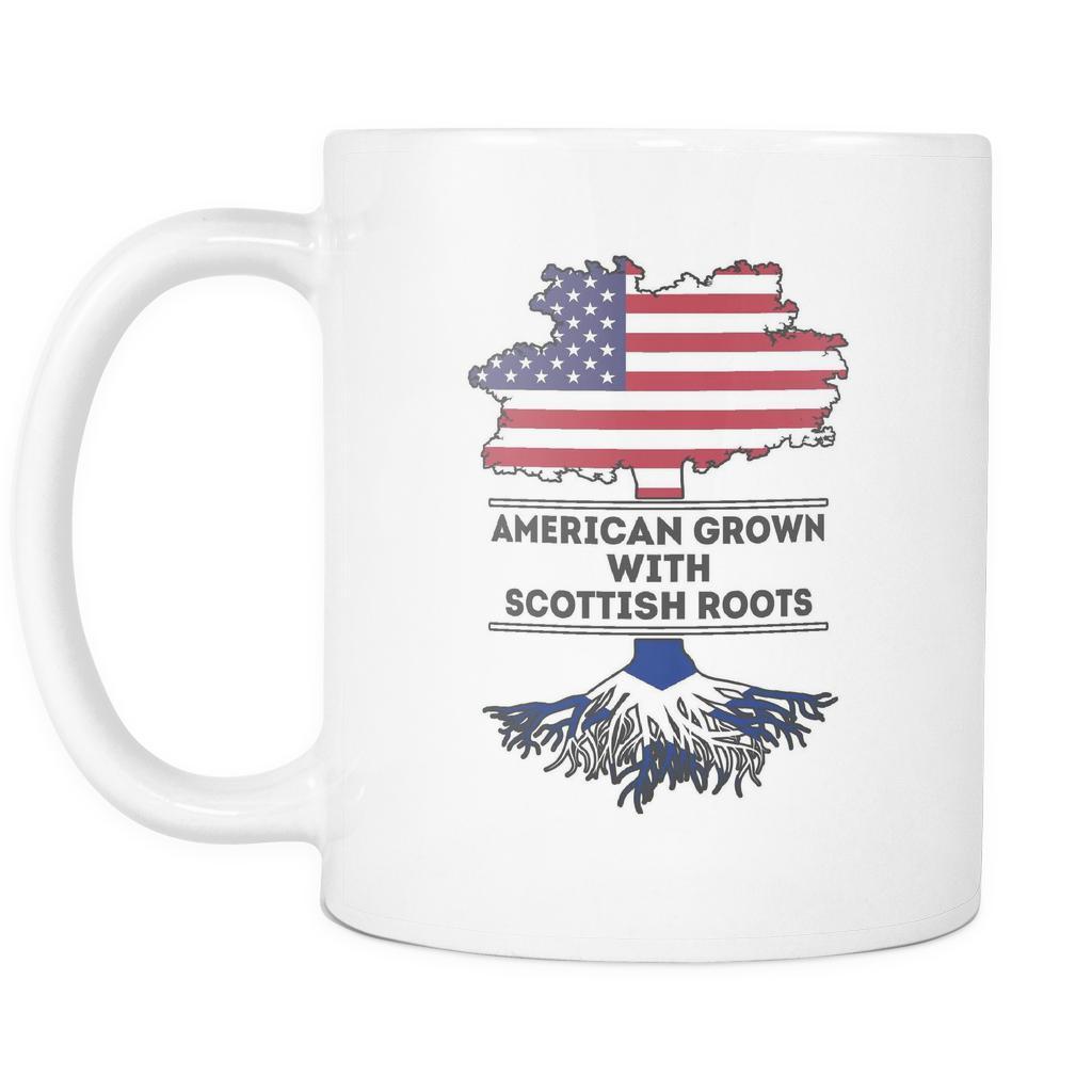 Scottish Roots mug - Scottish Mugs Scottish Coffee Mugs (11oz) White-Drinkware-Teelime | shirts-hoodies-mugs