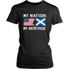 Scottish Shirt - My Nation - My Heritage - Native Roots Gift-T-shirt-Teelime | shirts-hoodies-mugs