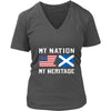 Scottish Shirt - My Nation - My Heritage - Native Roots Gift-T-shirt-Teelime | shirts-hoodies-mugs