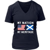 Scottish Shirt - My Nation - My Heritage - Native Roots Gift-T-shirt-Teelime | shirts-hoodies-mugs