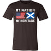 Scottish Shirt - My Nation - My Heritage - Native Roots Gift-T-shirt-Teelime | shirts-hoodies-mugs