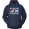 Scottish Shirt - My Nation - My Heritage - Native Roots Gift-T-shirt-Teelime | shirts-hoodies-mugs