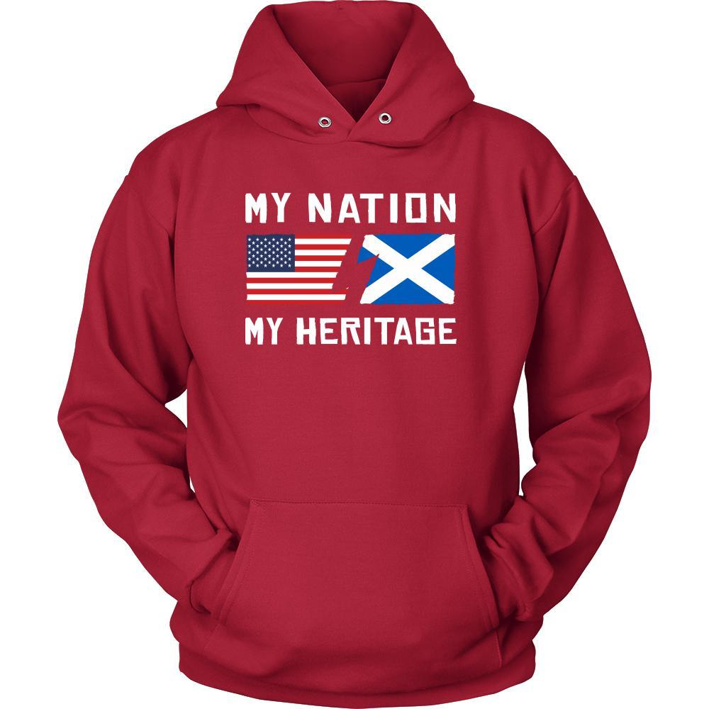 Scottish Shirt - My Nation - My Heritage - Native Roots Gift-T-shirt-Teelime | shirts-hoodies-mugs