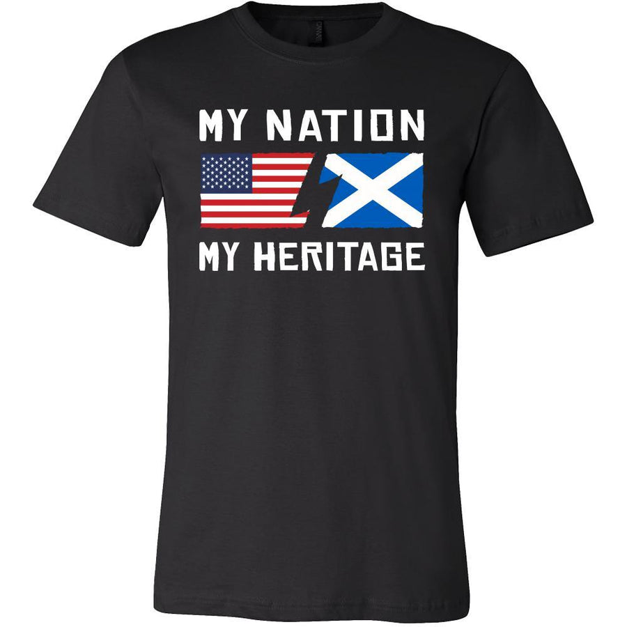 Scottish Shirt - My Nation - My Heritage - Native Roots Gift-T-shirt-Teelime | shirts-hoodies-mugs