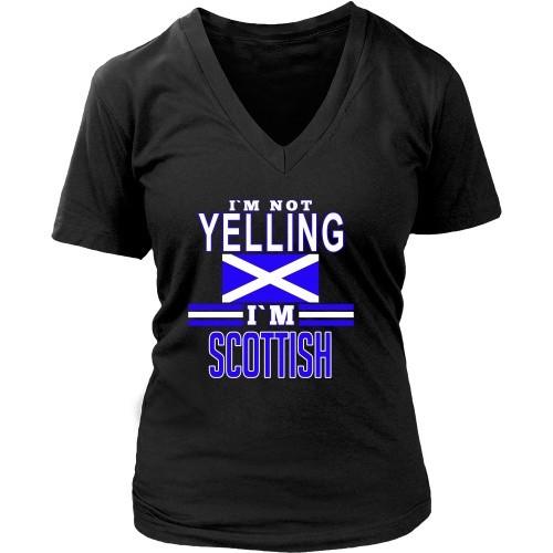 Scottish T Shirt - I'm not yelling I'm Scottish-T-shirt-Teelime | shirts-hoodies-mugs