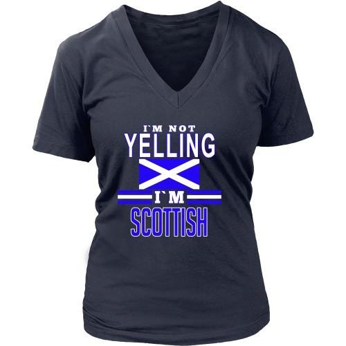 Scottish T Shirt - I'm not yelling I'm Scottish-T-shirt-Teelime | shirts-hoodies-mugs
