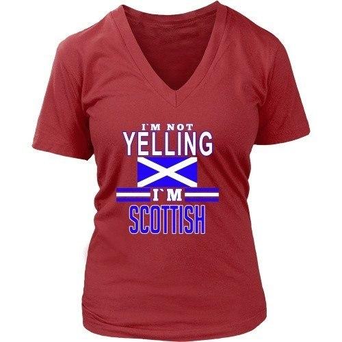 Scottish T Shirt - I'm not yelling I'm Scottish-T-shirt-Teelime | shirts-hoodies-mugs
