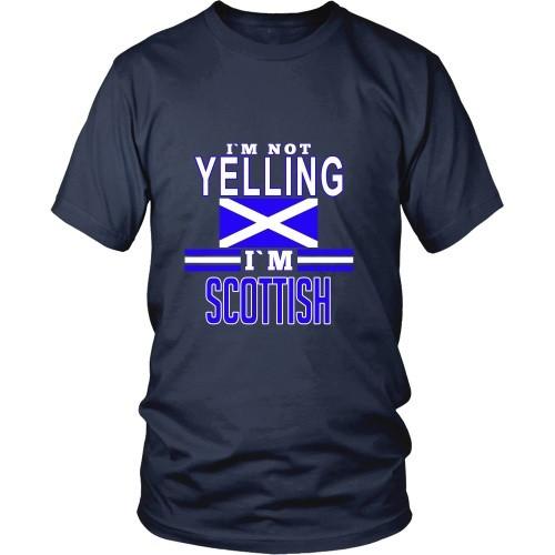 Scottish T Shirt - I'm not yelling I'm Scottish-T-shirt-Teelime | shirts-hoodies-mugs