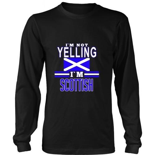 Scottish T Shirt - I'm not yelling I'm Scottish-T-shirt-Teelime | shirts-hoodies-mugs
