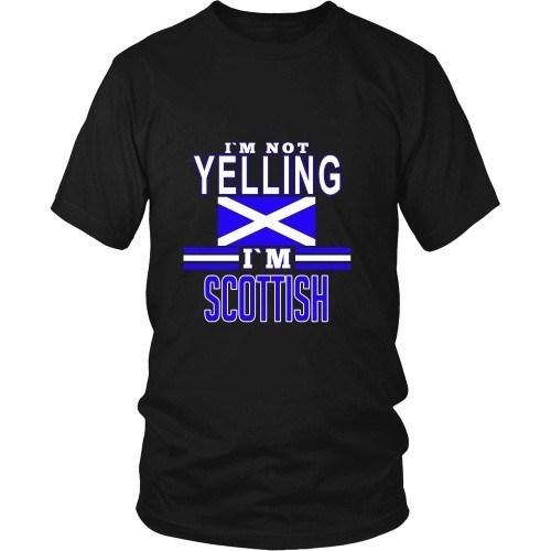 Scottish T Shirt - I'm not yelling I'm Scottish-T-shirt-Teelime | shirts-hoodies-mugs