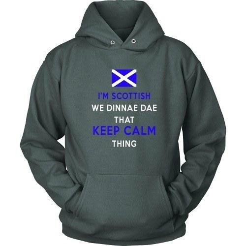Scottish T Shirt - I'm Scottish We Dinnae Dae That Keep Calm Thing-T-shirt-Teelime | shirts-hoodies-mugs