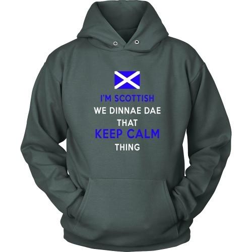 Scottish T Shirt - I'm Scottish We Dinnae Dae That Keep Calm Thing-T-shirt-Teelime | shirts-hoodies-mugs
