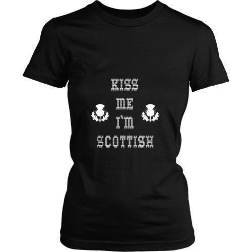 Scottish T Shirt - Kiss me I'm Scottish-T-shirt-Teelime | shirts-hoodies-mugs