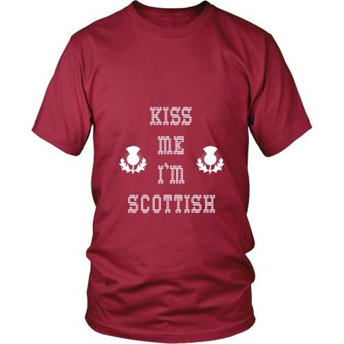 Scottish T Shirt - Kiss me I'm Scottish-T-shirt-Teelime | shirts-hoodies-mugs