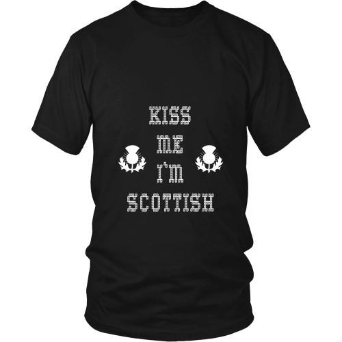 Scottish T Shirt - Kiss me I'm Scottish-T-shirt-Teelime | shirts-hoodies-mugs
