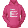 Scouting - Eat Sleep Scout Repeat - Scouter Hobby Shirt-T-shirt-Teelime | shirts-hoodies-mugs