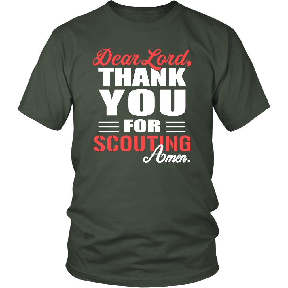 Scouting Shirt - Dear Lord, thank you for Scouting Amen- Hobby-T-shirt-Teelime | shirts-hoodies-mugs