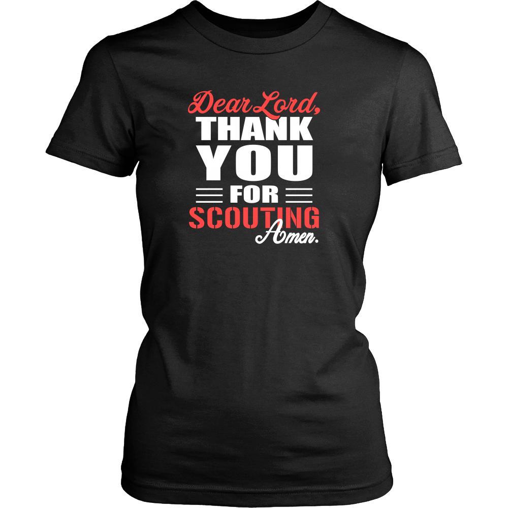 Scouting Shirt - Dear Lord, thank you for Scouting Amen- Hobby-T-shirt-Teelime | shirts-hoodies-mugs