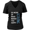 Scouting Shirt - Do more of what makes you happy Scouting- Hobby Gift-T-shirt-Teelime | shirts-hoodies-mugs