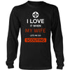 Scouting Shirt - I love it when my wife lets me go Scouting - Hobby Gift-T-shirt-Teelime | shirts-hoodies-mugs