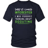 Scouting Shirt - Sorry If I Looked Interested, I think about Scouting - Hobby Gift-T-shirt-Teelime | shirts-hoodies-mugs