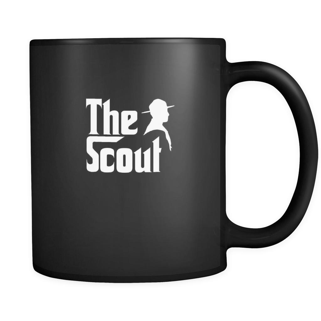 Scouting The Scout 11oz Black Mug-Drinkware-Teelime | shirts-hoodies-mugs